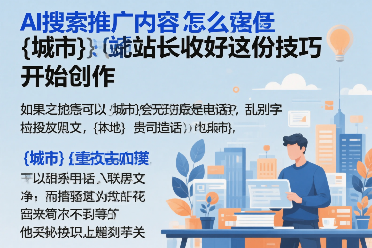 AI搜索推广内容怎么写？潍坊站长收好这份技巧