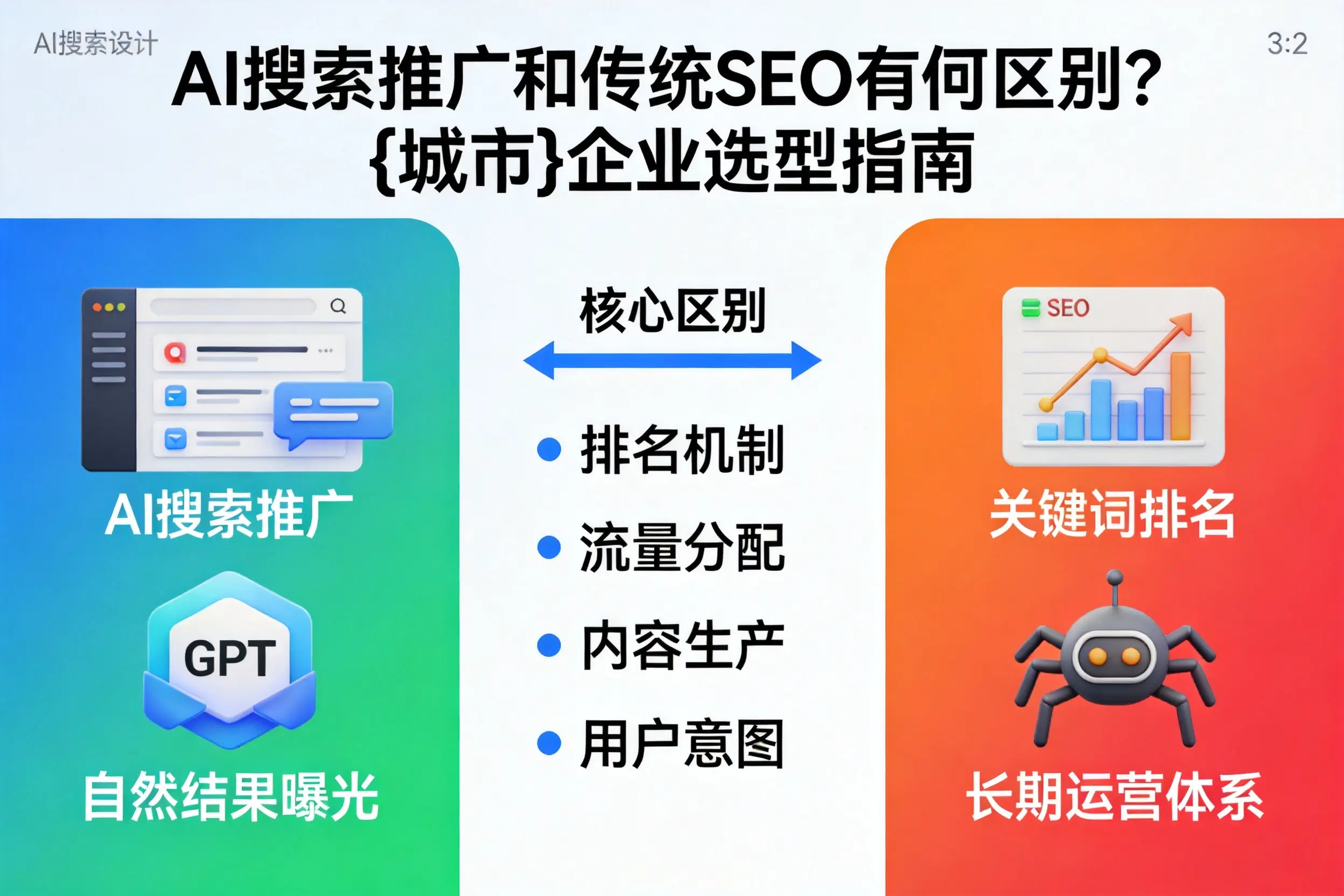 AI搜索推广和传统SEO有何区别？潍坊企业选型指南