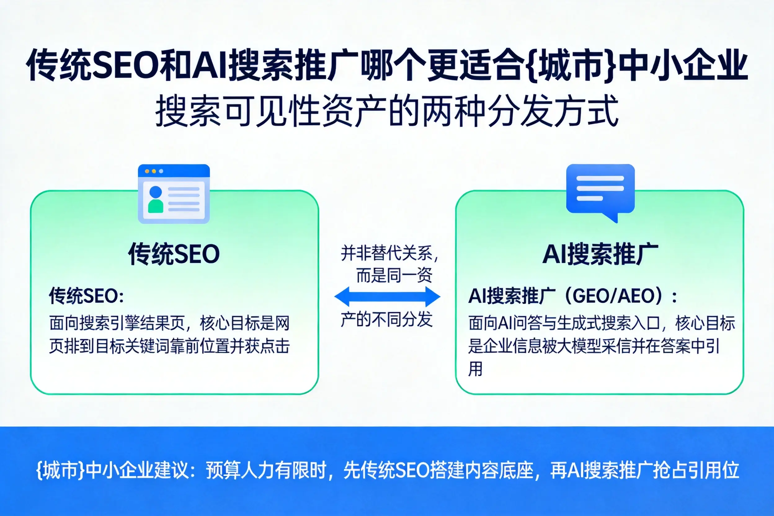 传统SEO和AI搜索推广哪个更适合潍坊中小企业
