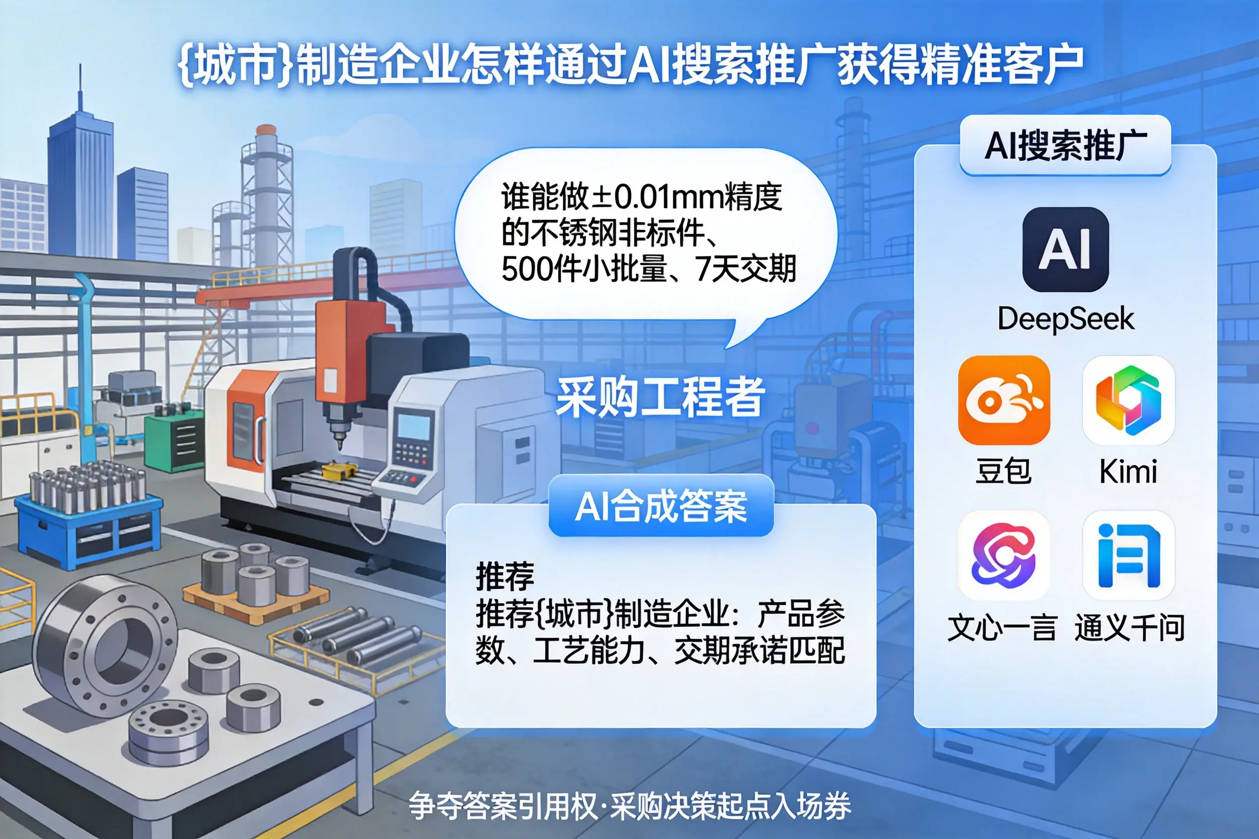 潍坊制造企业怎样通过AI搜索推广获得精准客户