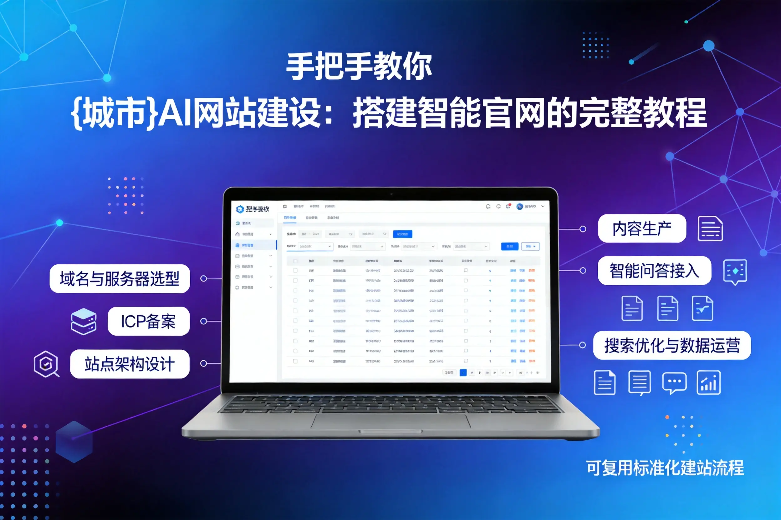 手把手教你潍坊AI网站建设：搭建智能官网的完整教程