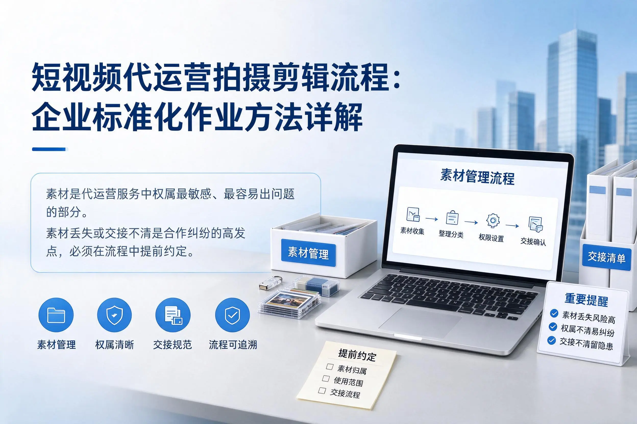 短视频代运营拍摄剪辑流程：潍坊企业标准化作业方法详解