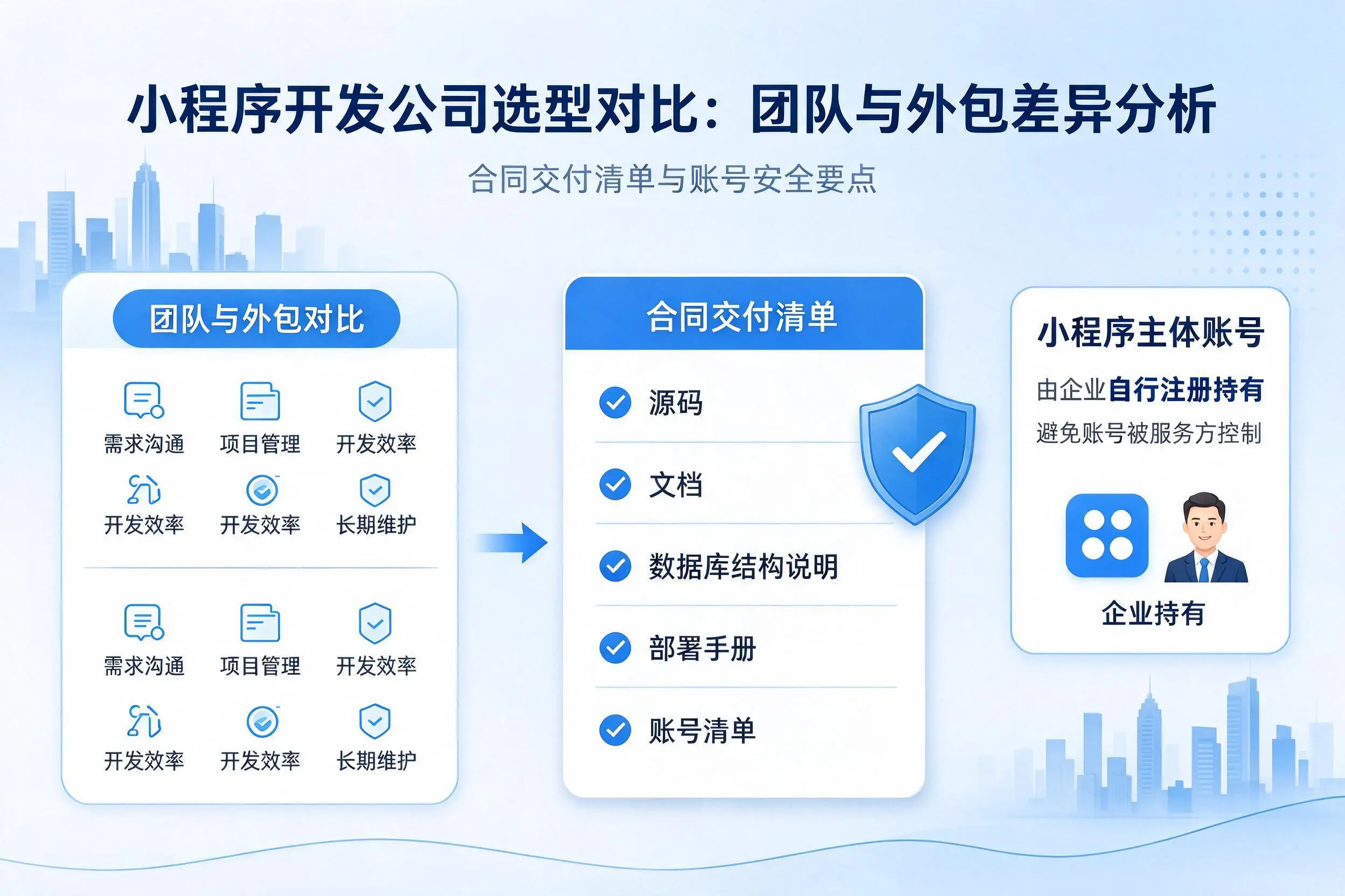 潍坊小程序开发公司选型对比：团队与外包差异分析