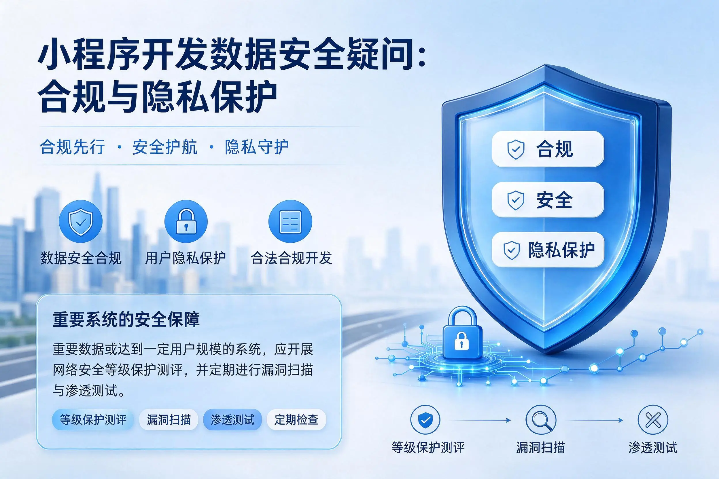 潍坊小程序开发数据安全疑问：合规与隐私保护
