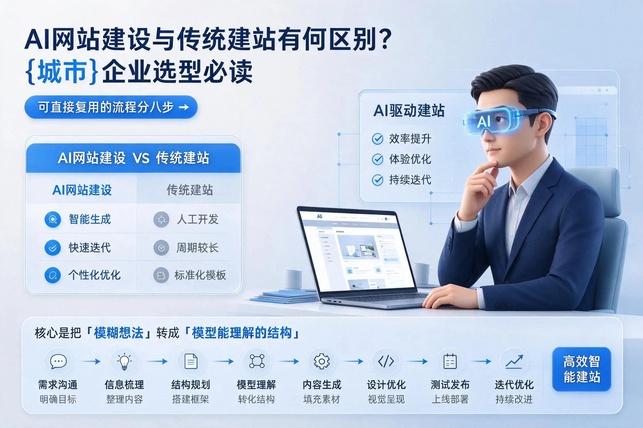 AI网站建设与传统建站有何区别?潍坊企业选型必读