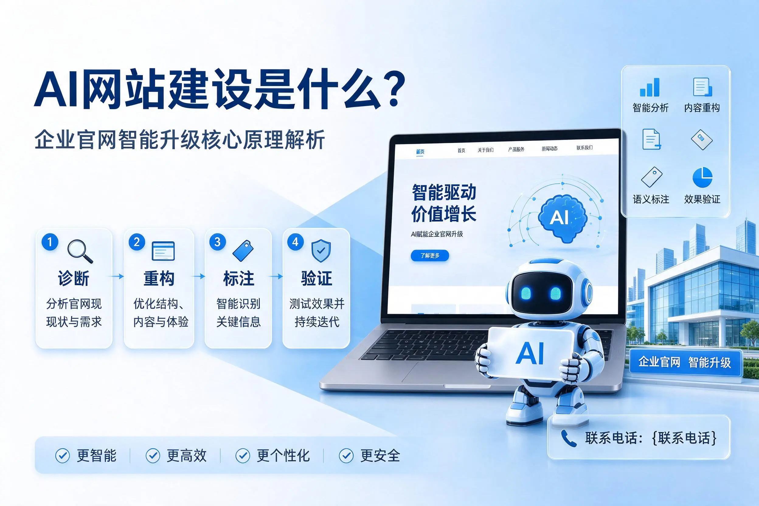 AI网站建设是什么？潍坊企业官网智能升级核心原理解析